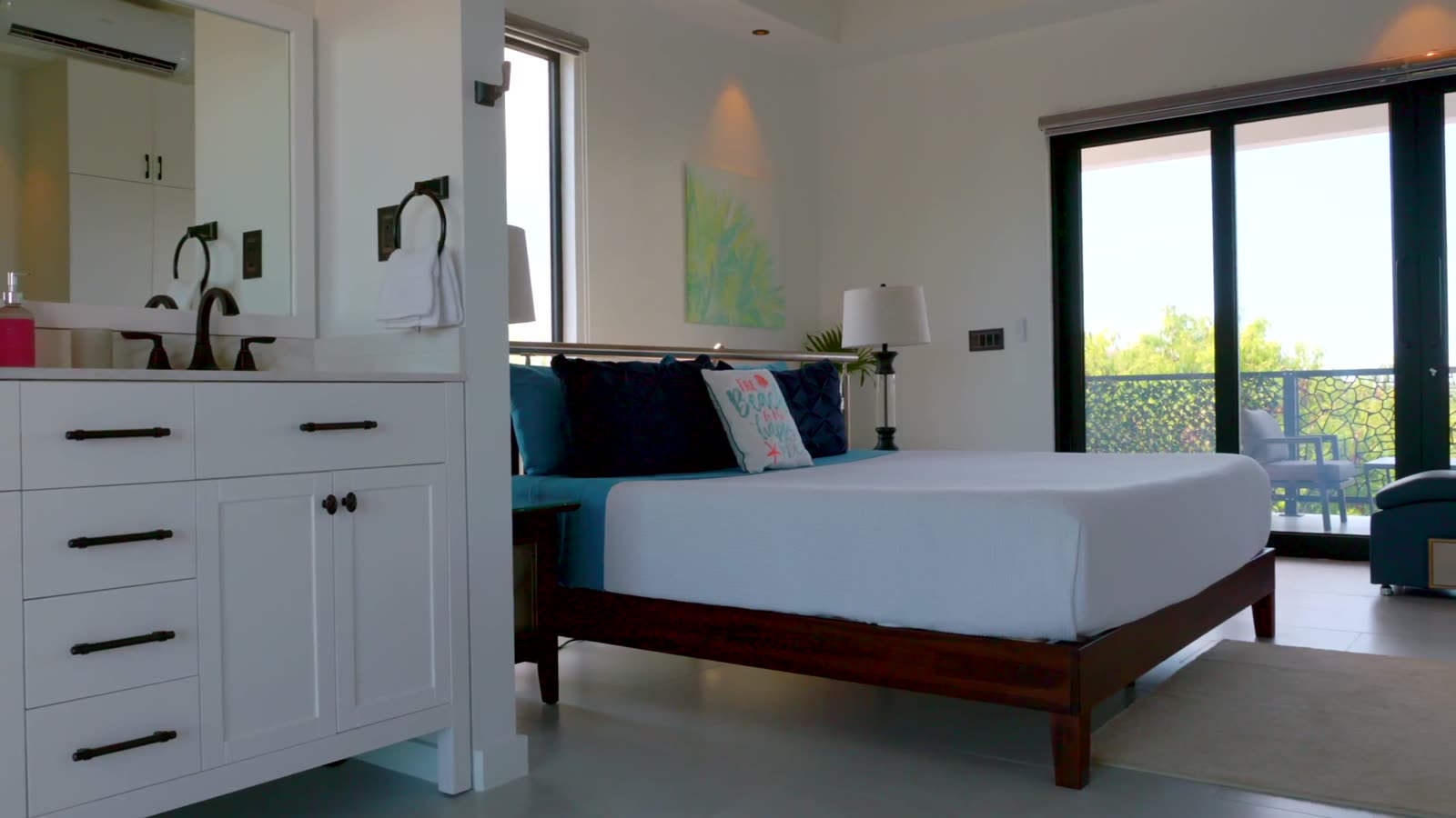 Upstairs bedroom suite